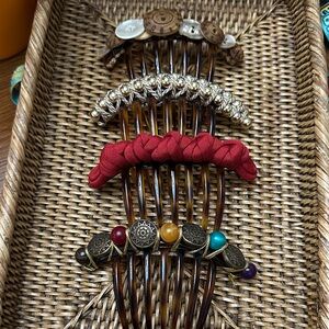 Vintage Deborah Rhodes Hair combs made for Bloomingdale’s